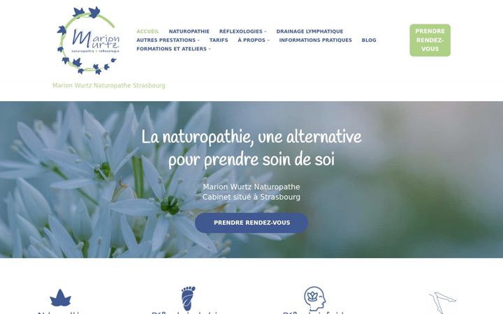 Screenshot of marionwurtz-naturopathe.fr