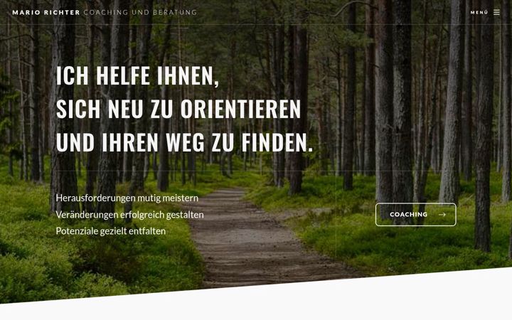 Screenshot of mariorichter.com