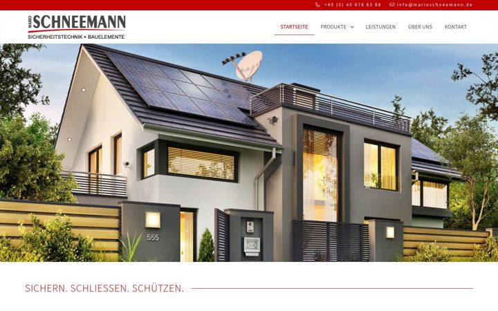Screenshot of marioschneemann.de
