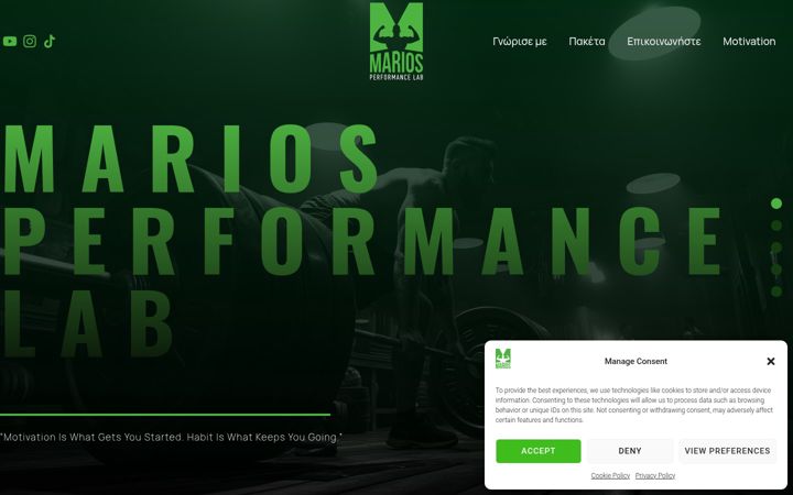 Screenshot of marioslab.com