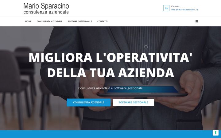 Screenshot of mariosparacino.it