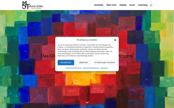 Screenshot of mariostiller.com