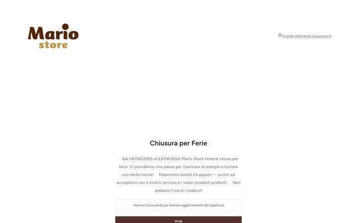 Screenshot of mariostore.it