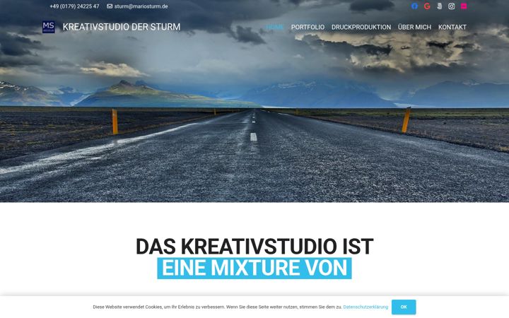 Screenshot of mariosturm.de
