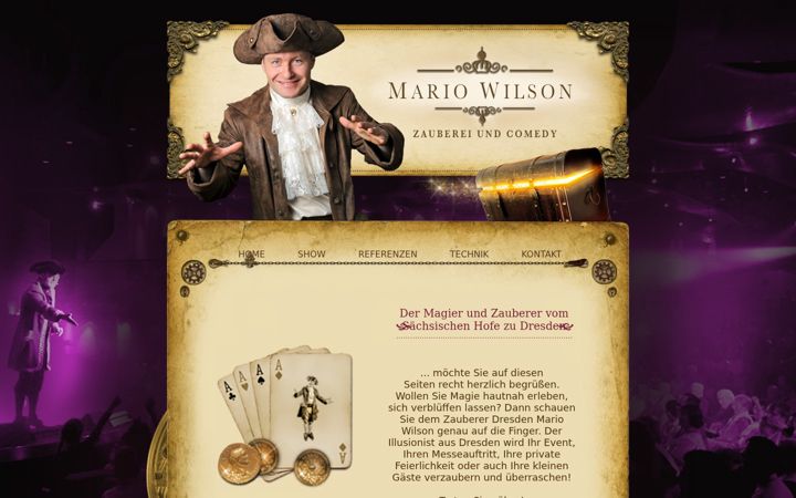Screenshot of mariowilson.com