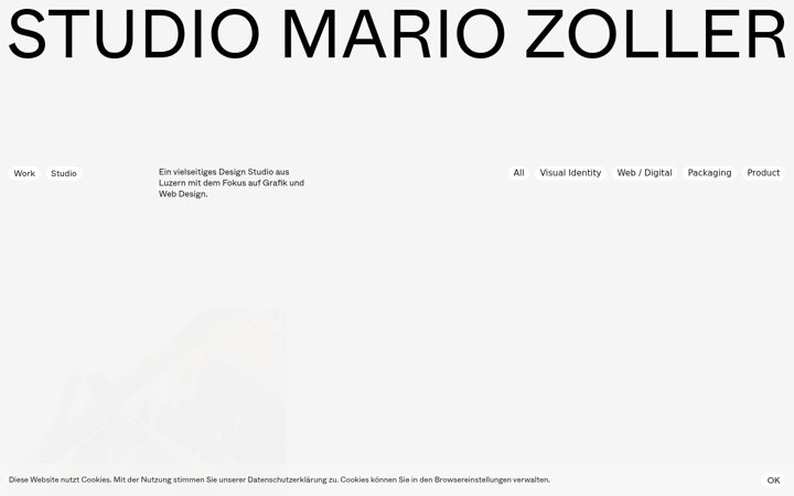 Screenshot of mariozoller.ch