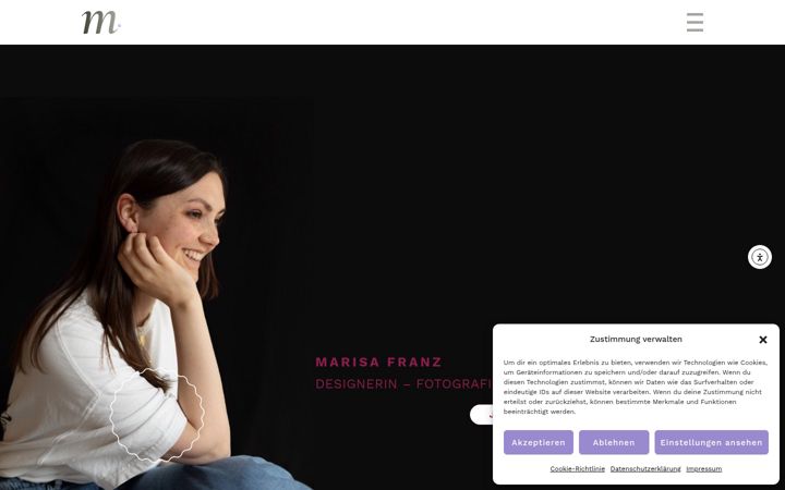 Screenshot of marisamaresa.de