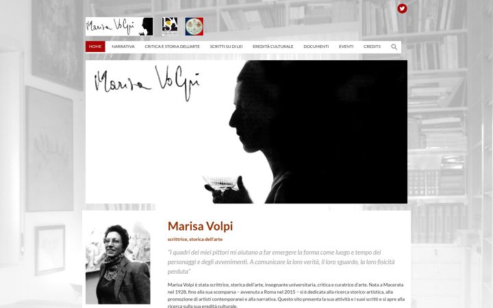 Screenshot of marisavolpi.it