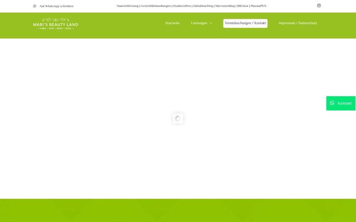 Screenshot of marisbeautyland.de