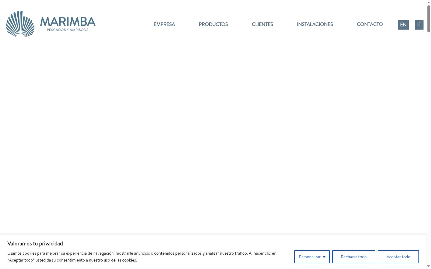 Screenshot του banner συγκατάθεσης που εμφανίστηκε πριν από οποιαδήποτε αλληλεπίδραση