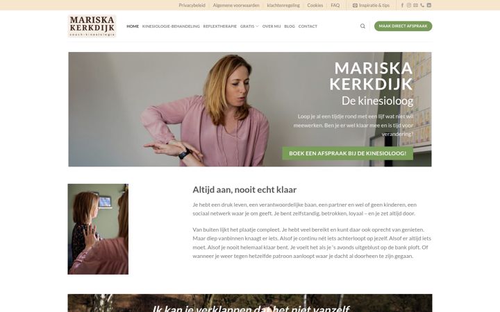 Screenshot of mariskakerkdijk.nl
