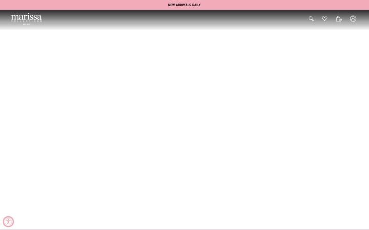 Screenshot of marissacollections.com