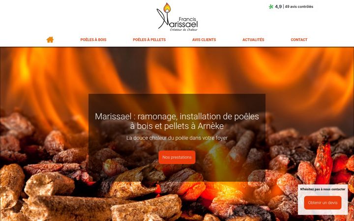 Screenshot of marissael-arneke.fr