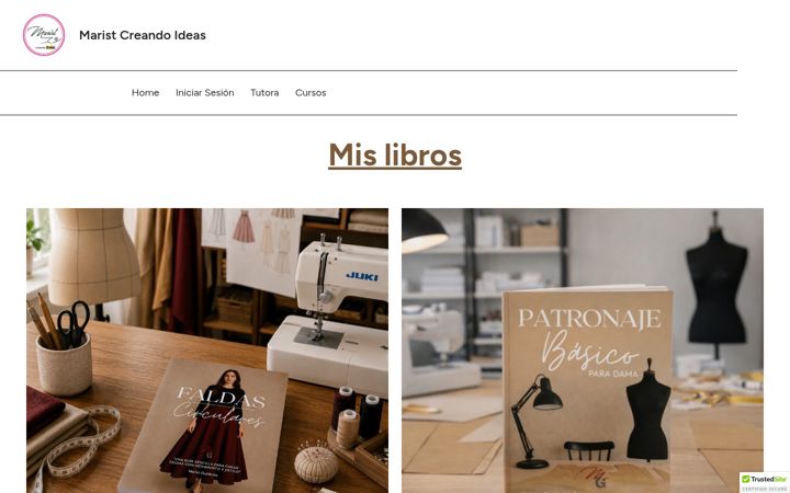 Screenshot of maristcreandoideas.com