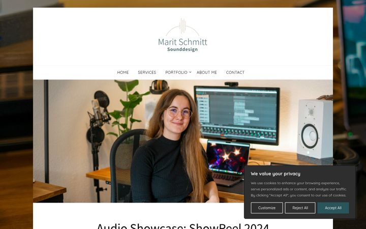 Screenshot of marit-schmitt.de