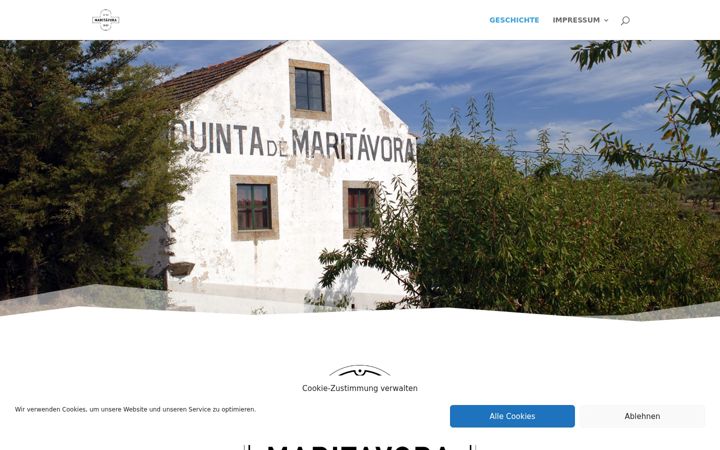 Screenshot of maritavora.de