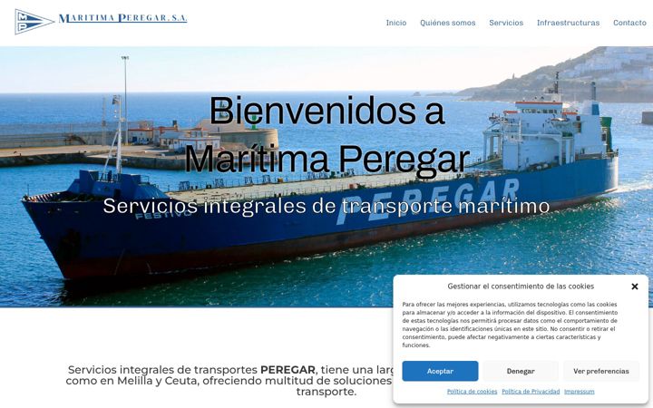 Screenshot of maritimaperegar.com