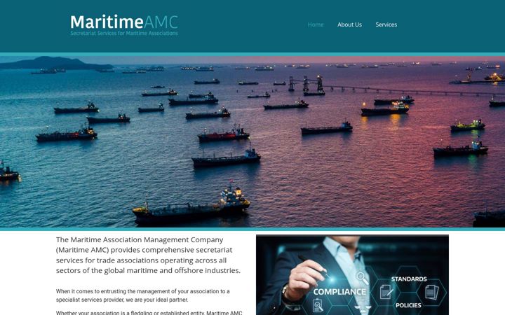 Screenshot of maritimeamc.com