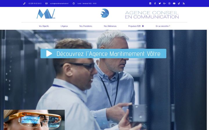 Screenshot of maritimementvotre.fr