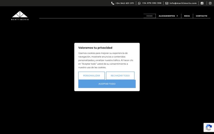 Screenshot of maritimoris.com