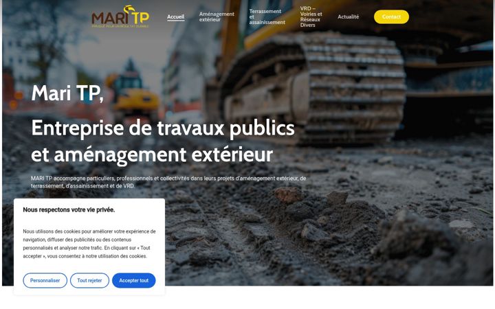 Screenshot of maritp.fr
