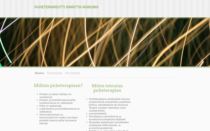 Screenshot of marittaasmundi.com