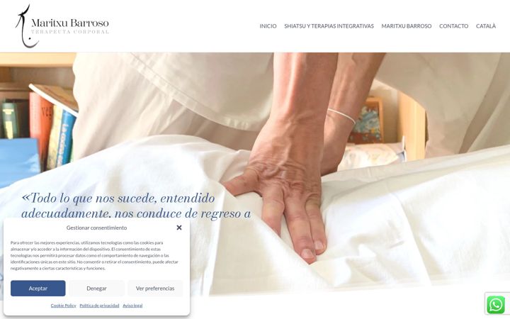 Screenshot of maritxubarroso.com