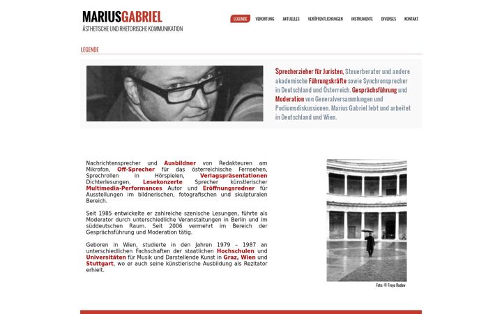 Screenshot of mariusgabriel.net
