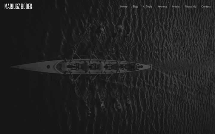 Screenshot of mariuszbodek.com
