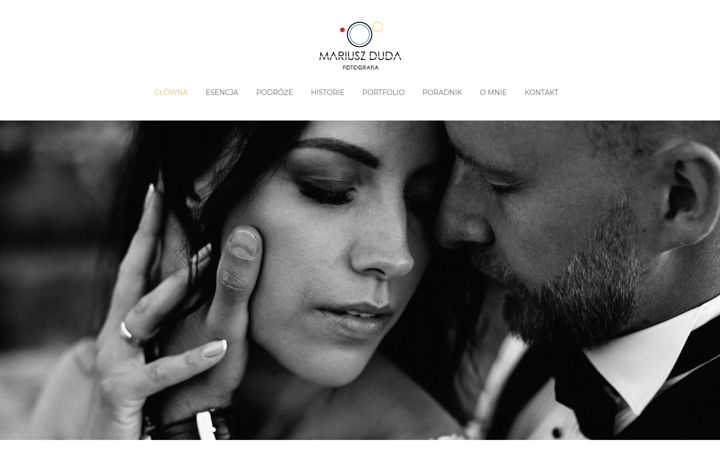Screenshot of mariuszduda.pl