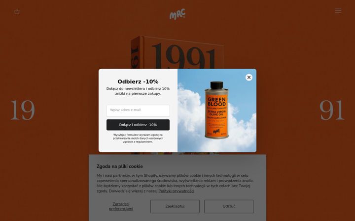 Screenshot of mariuszmac.pl
