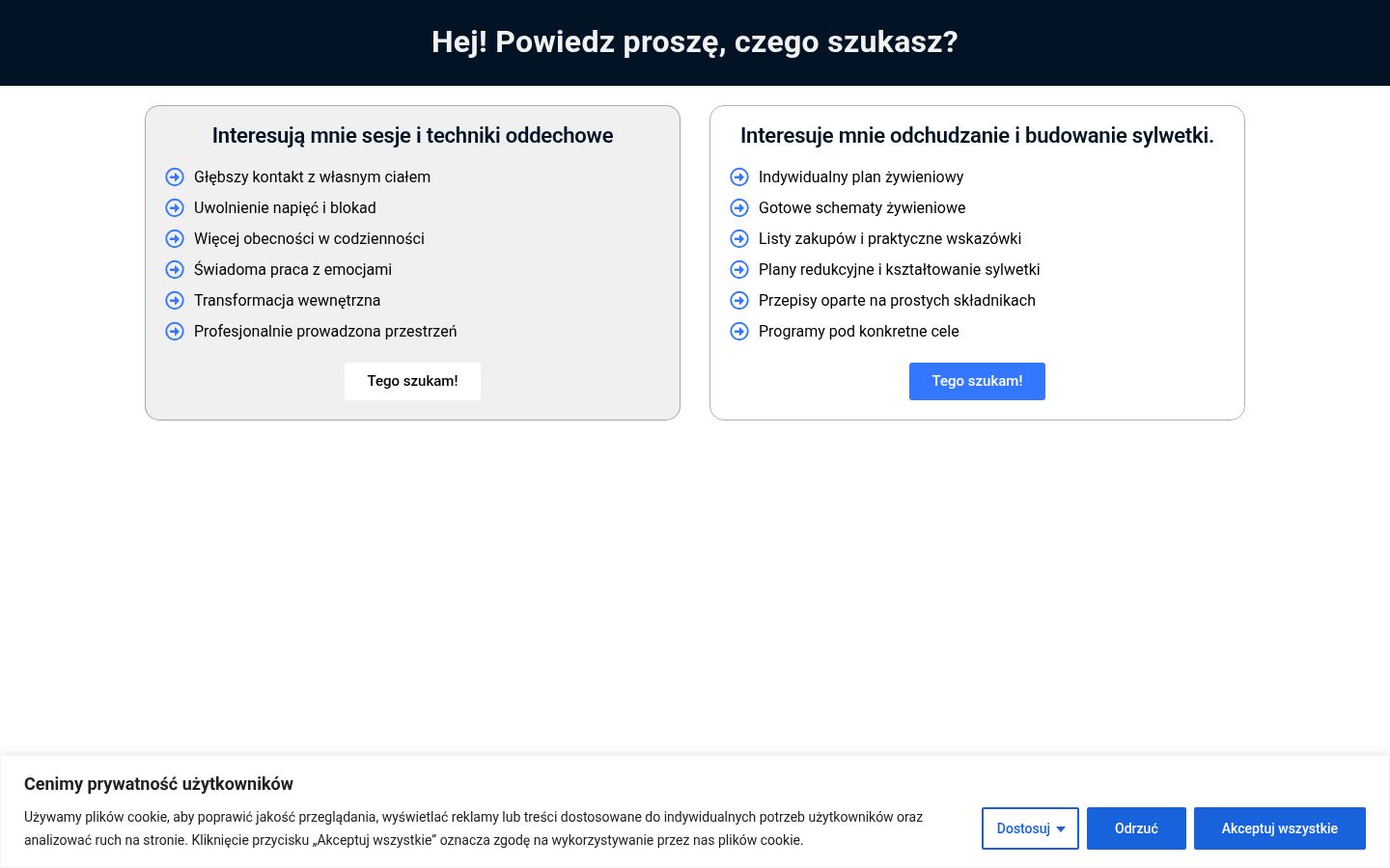 Skjermbilde av samtykkebanneret slik det vises før noen interaksjon