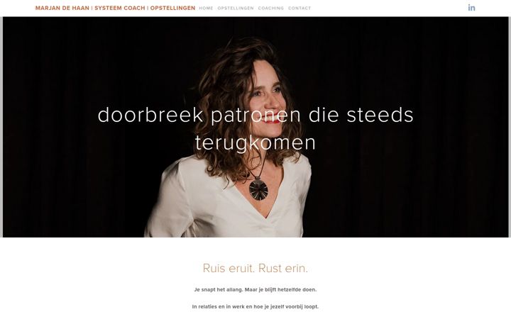 Screenshot of marjandehaan.nl