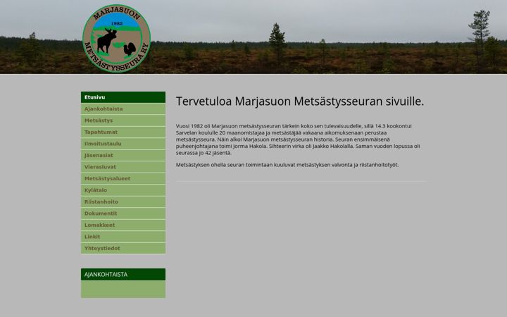 Screenshot of marjasuonms.com
