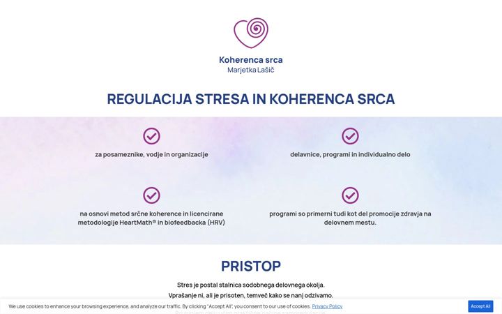 Screenshot of marjetkalasic.com