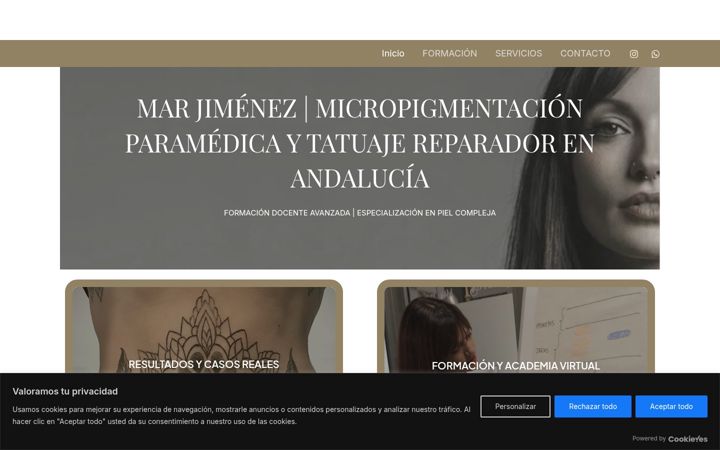 Screenshot of marjimenezluque.com