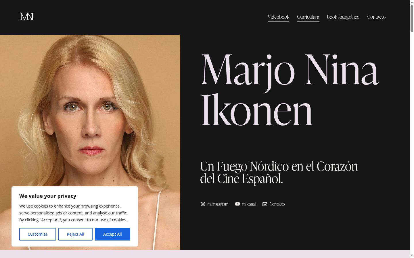Screenshot του banner συγκατάθεσης που εμφανίστηκε πριν από οποιαδήποτε αλληλεπίδραση