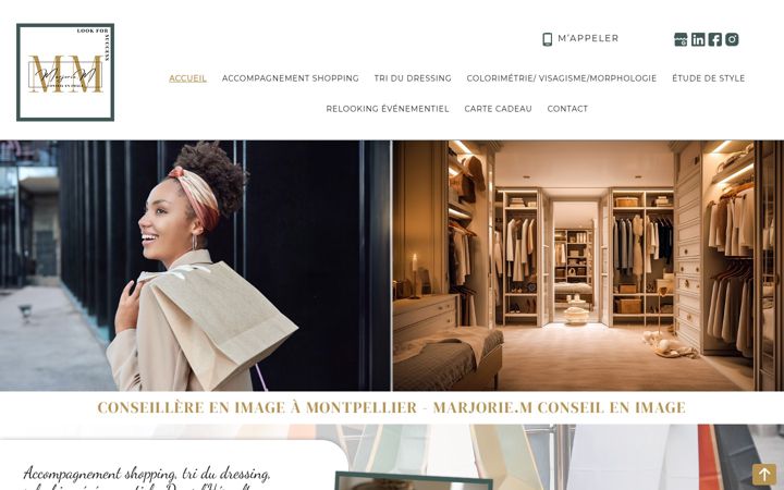 Screenshot of marjorie-conseil-en-image.fr