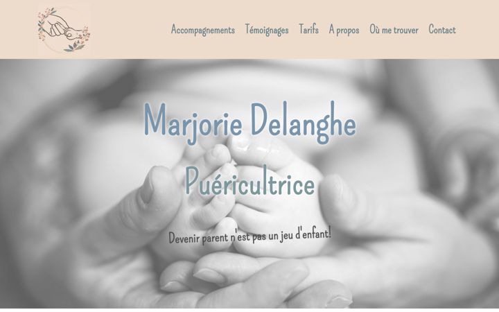 Screenshot of marjoried-puericultrice.fr