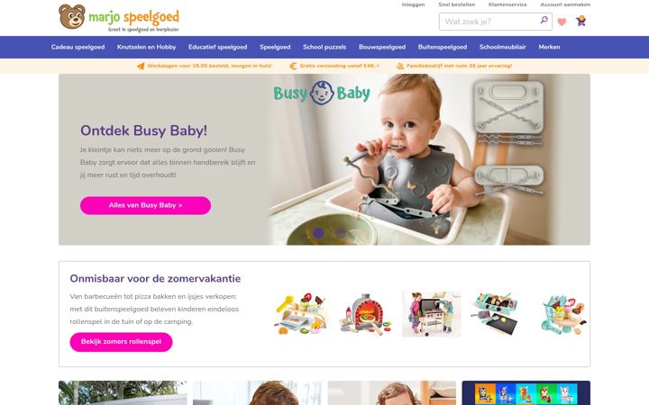 Screenshot of marjospeelgoed.nl
