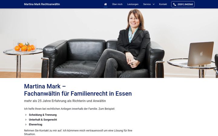 Screenshot of mark-essen.de
