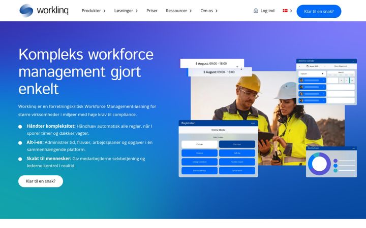 Screenshot of mark-info.dk