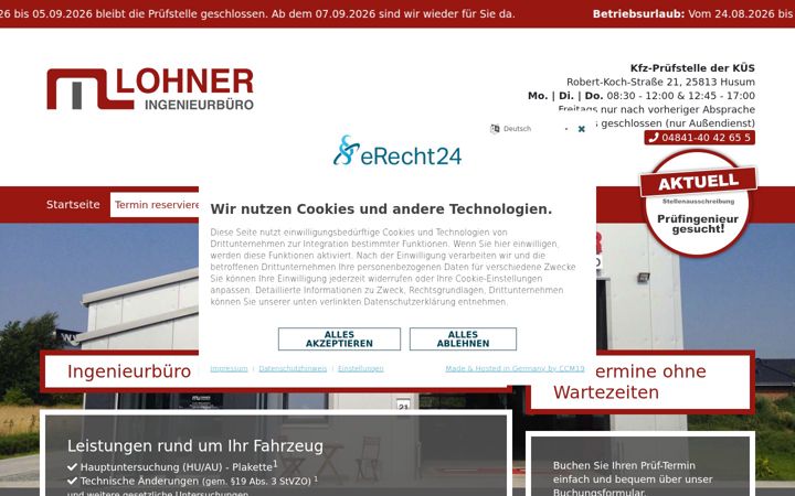 Screenshot of mark-lohner.de