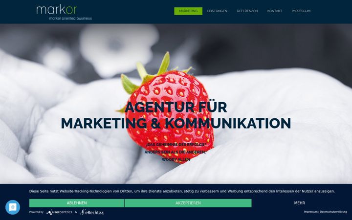 Screenshot of mark-or.de