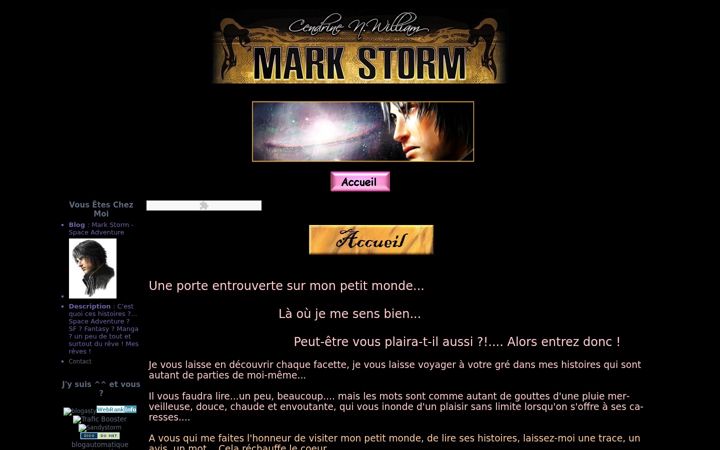 Screenshot of mark-storm-space-adventure.com