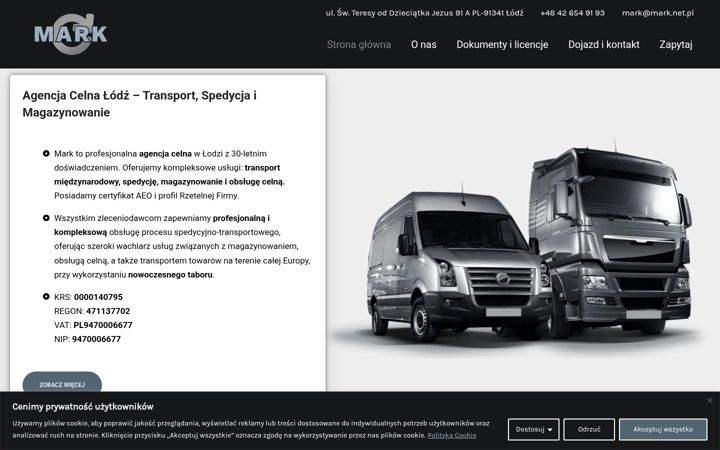 Screenshot of mark.net.pl