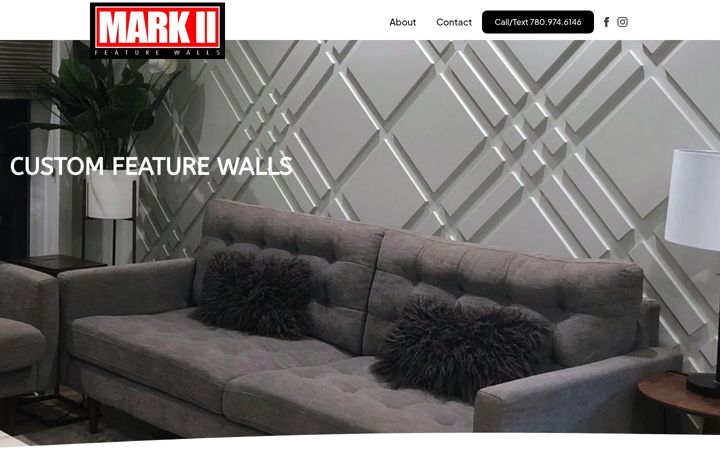 Screenshot of mark2featurewalls.com