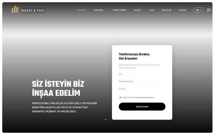 Screenshot of markamuhendislik.com