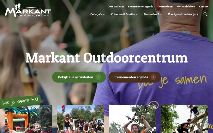 Screenshot of markant-outdoorcentrum.nl
