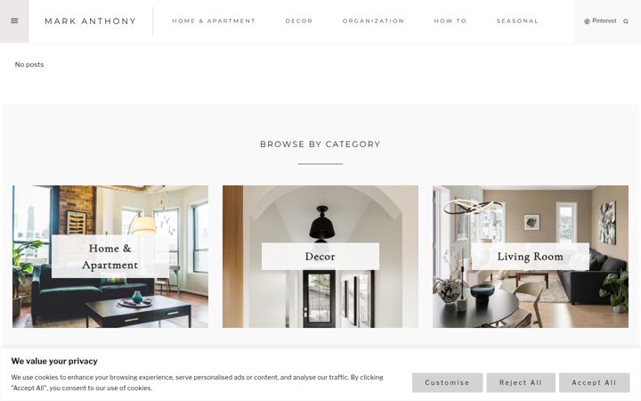 Screenshot of markanthonyblog.com